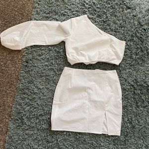 White pretty little things two piece